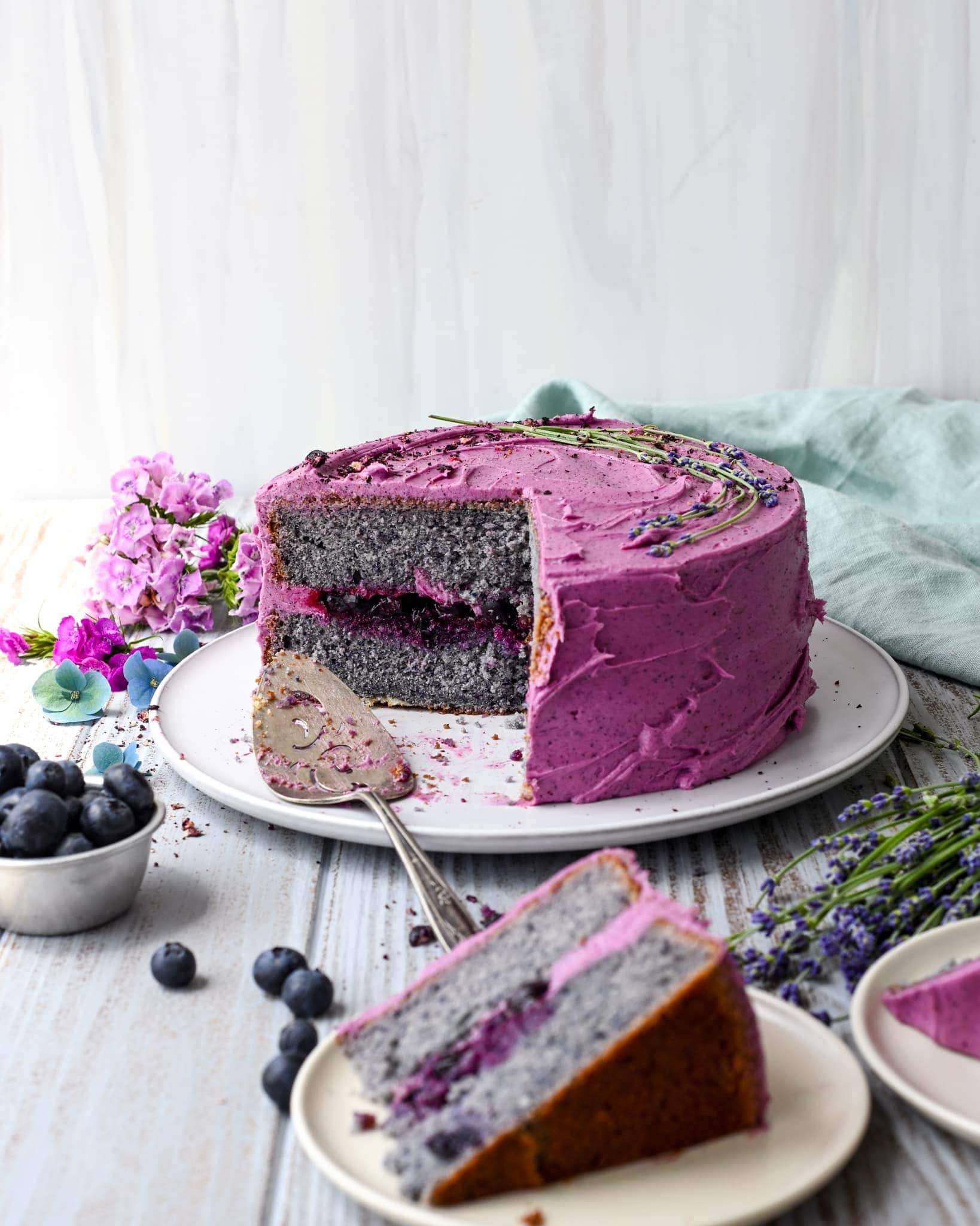 Blue berry cake